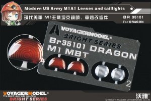 Voyager Model BR35101 Modern US Army M1A1 Lenses and taillights For DRAGON 1/35