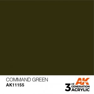 AK Interactive AK11155 COMMAND GREEN – STANDARD 17ml