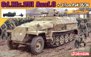 Dragon 7611 Sd.Kfz.251/1 Ausf.C + 3.7cm PaK 35/36 Combo Set 1/72