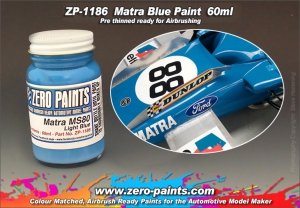 Zero Paints ZP-1186 Matra MS80 Light Blue Paint 60ml
