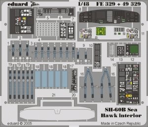 Eduard FE329 SH-60B interior 1/48 Italeri