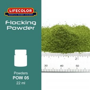 Lifecolor POW05 Flocking Powder Luxuriant green 22ml