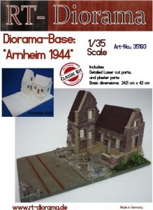 RT-Diorama 35193 Diorama-Base: Arnheim 1944 New Version 1/35