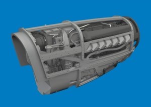 Eduard 672389 P-51D engine PRINT (EDUARD) 1/72