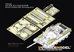 Voyager Model PEA468 British Chieftain MBT Stoweage Bins (For MENG TS-051) 1/35