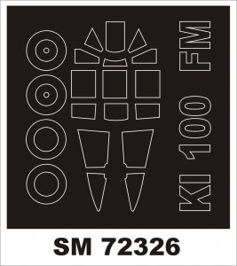 Montex SM72326 Ki-100-I HIEN FINE MOLDS 1/72