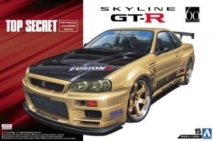 Aoshima 05304 Top Secret BNR34 Skyline GT-R '02 (Nissan) 1/24