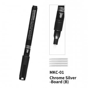 DSPIAE MKC-01 Chrome Silver Marker Pen THICK (2.5mm)