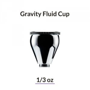Gaahleri 46906 10 ml Mirror-Level Gravity Fluid Airbrush Cup
