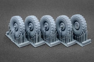 ScaleX WM 35020 L. Rover 88 6.5 small Ordinary wheel set (for AK-Interactive) 1/35