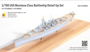 Very Fire VF700001 USS Montana Class Battleship Detail Up Set 1/700