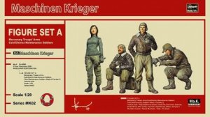 Hasegawa MK02 (64002) Ma.K. FIGURE SET A (Mercenary Troops' Arms Cold District Maintenance Soldiers)