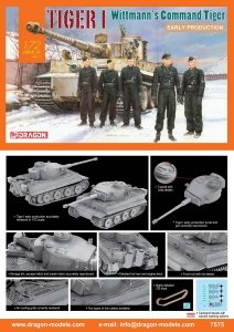 Dragon 7575 Tiger I Early Production, Wittmann's Command Tiger (1:72)