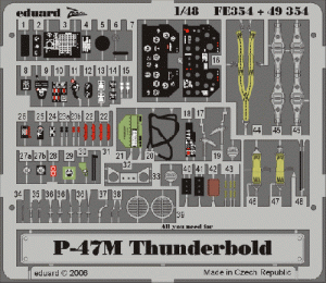 Eduard FE354 P-47M Thunderbolt 1:48 Tamiya