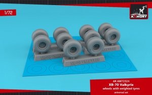 Armory Models AW72324 XB-70 Valkyrie wheels w/ weighted tyres 1/72