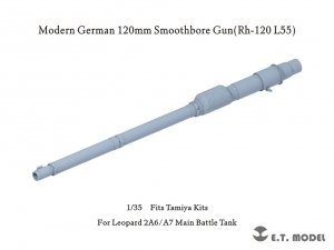 E.T. Model P35-344 Modern German Leopard2A6/A7 MBT 120mm Smoothbore Gun(Rh-120 L55) 1/35