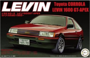 Fujimi 047232 Toyota Corolla Levin 1600 GT-APEX AE86 (1983) 1/24