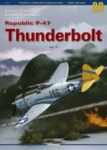 Kagero 3020 Republic P-47 Thunderbolt vol.II (bez dodatków) ( no decal ) EN/PL