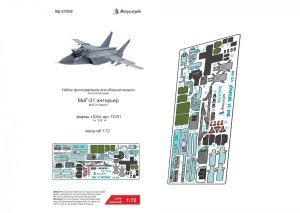 Microdesign MD 072040 MiG-31 colored interior (ICM) 1/72