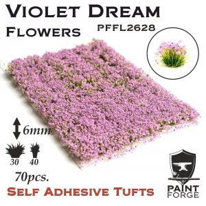 Paint Forge PFFL2628 Violet Dream Flowers 6mm