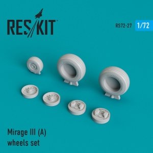 RESKIT RS72-0027 MIRAGE IIIA WHEELS SET 1/72