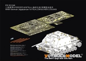 Voyager Model PE351249 WWII German Jagdpanzer IV/70(A) ZWISCHEN LOSUNG For DRAGON 1/35