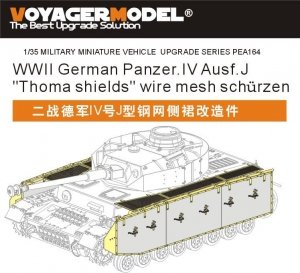 Voyager Model PEA164 WWII German Panzer.IV Ausf.J Thoma shields wire mesh schürzen (For All) 1/35