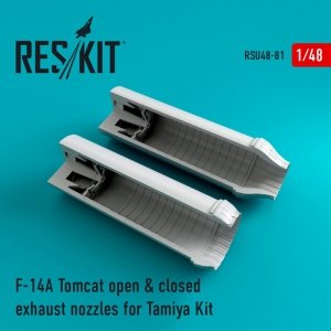 RESKIT RSU48-0081 F-14 A Tomcat open & closed exhaust nozzles for Tamiya kit 1/48