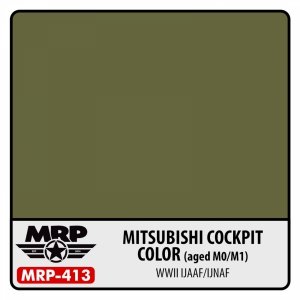 MR. Paint MRP-413 Mitsubishi Cockpit Color (Aged) 30ml