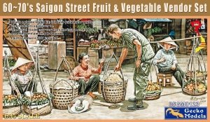 Gecko Models 35GM0123 Saigon Greengrocer 1960s-1970s Figure Set 1/35