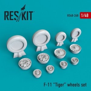 RESKIT RS48-0268 F-11 Tiger wheels set 1/48