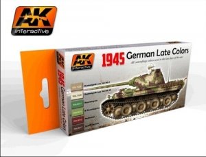 AK Interactive AK554 1945 German Late War Colors Set 6x17ml
