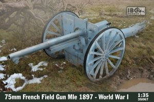IBG 35067 - 75mm French Field Gun Mle 1897 - World War I 1/35