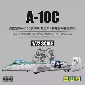 Great Wall Hobby S7211 USAF A-10C Demo Team DAVIS-MONTHAN Air Force Base 2020 Limited Edition 1/72