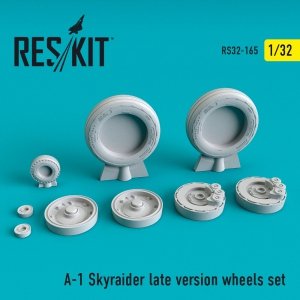 RESKIT RS32-0165 A-1 SKYRAIDER (LATE VERSION) WHEELS SET 1/32