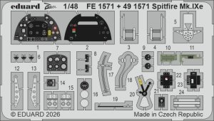 Eduard FE1571 Spitfire Mk.IXe Zoom set for AIRFIX 1/48