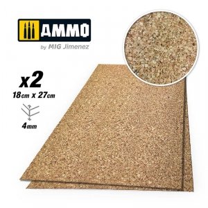 AMMO of Mig Jimenez 8841 Create Cork Medium Grain 2x 4 mm