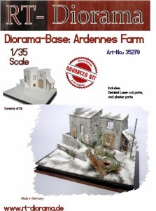 RT-Diorama 35279 Diorama Base: Ardennes Farm 1/35