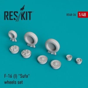RESKIT RS48-0026 F-16 (I) Sufa wheels set 1/48