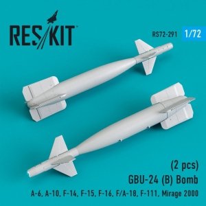RESKIT RS72-0291 GBU-24 (B) Bomb (2 pcs) 1/72