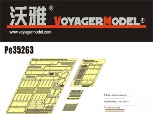 Voyager Model PE35263 WWII German Sd.Kfz.251/1 Ausf.D Armoured Personnel Carrier Back seats & boxes (For DRAGON Kit) 1/35