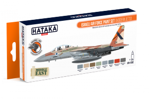 Hataka HTK-CS62 Israeli Air Force paint set (modern jets) 8x17ml