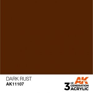 AK Interactive AK11107 DARK RUST – STANDARD 17ml