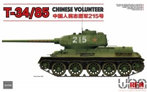 Rye Field Model 5059 Soviet T-34/85 Chinese Volunteer 215 1/35