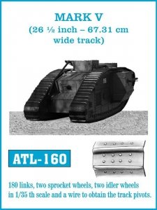 Friulmodel ATL-160 MARK V. (26 1/2 inch - 67.31 cm wide track)