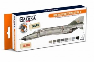 Hataka HTK-CS66 Modern Luftwaffe paint set vol.4 (8x17ml)