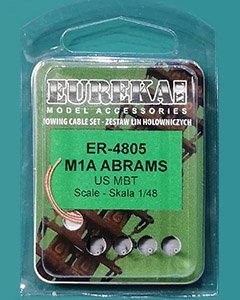 Eureka XXL ER-4805 liny holownicze do for M1 Abrams 1/48