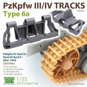 T-Rex Studio TR85024 PzKpfw.III/IV Tracks Type 6a 1/35