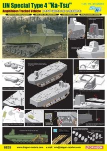 Dragon 6839 IJN Special Type 4 Ka-Tsu Amphibious Tracked Vehicle 1/35