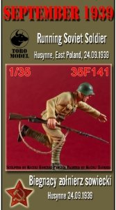 Toro 35F141 Biegnący Żołnierz Sowiecki - Husynne, 24.09.1939 - Wrzesień 1939 1/35